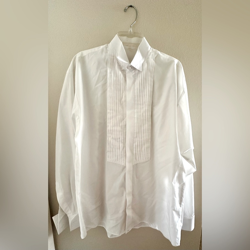 White tuxedo shirt